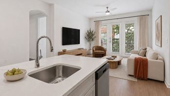 Luxury vinyl plank flooring